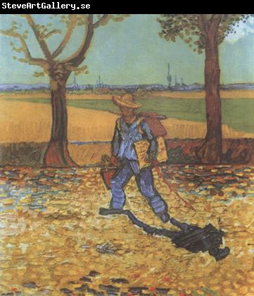 Vincent Van Gogh The Painter on His way to Work (nn04)